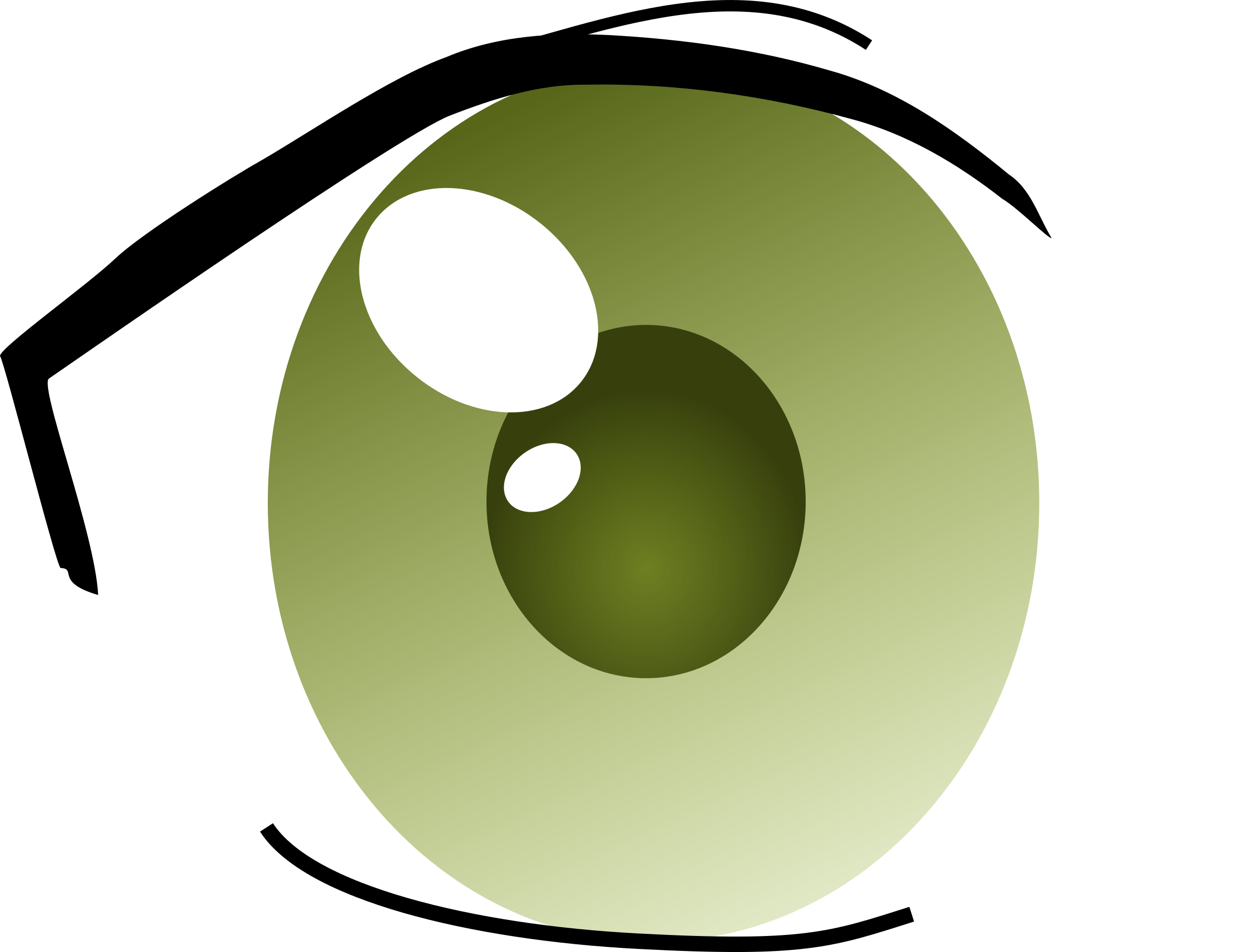 Cute Anime Eyes Png Pic (silver, black, green, white)