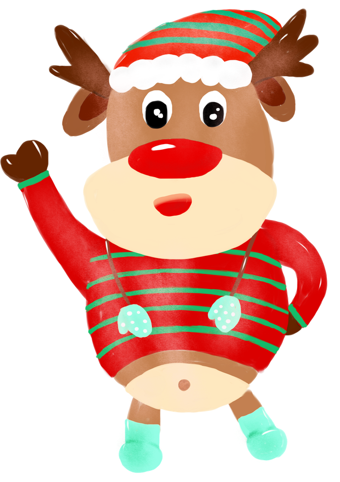 Cute Christmas Png (beige, black, maroon, white)