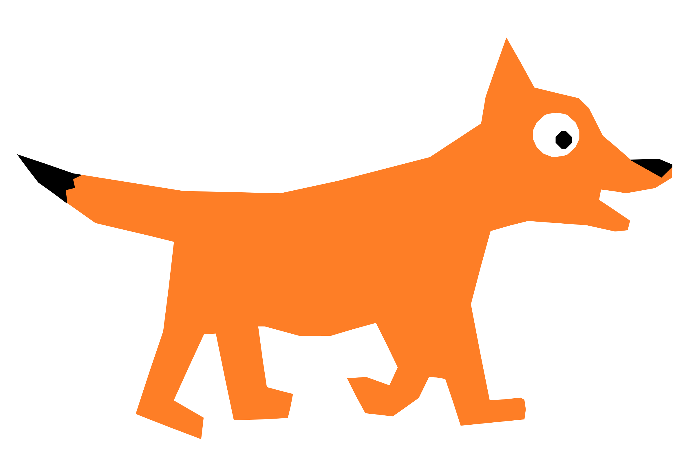 Cute Fox Vector Png Hd (black, chocolate, orange)