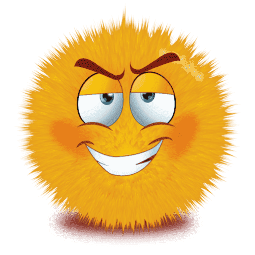 Cute Fur Emoji Png File (chocolate, orange, gray)