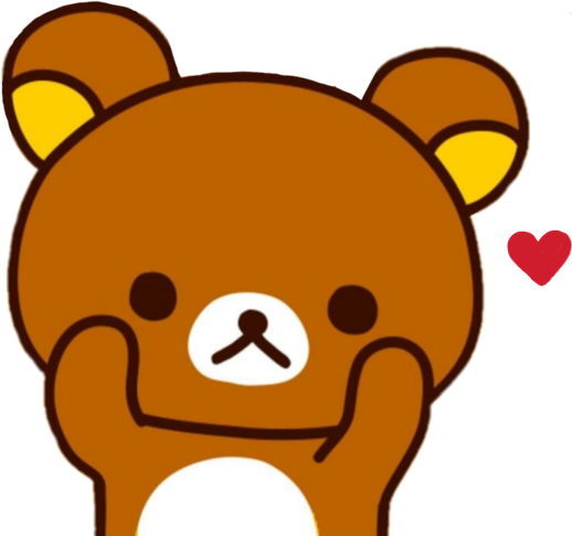 Cute Rilakkuma Png Photos (red, chocolate, gold, black, white)