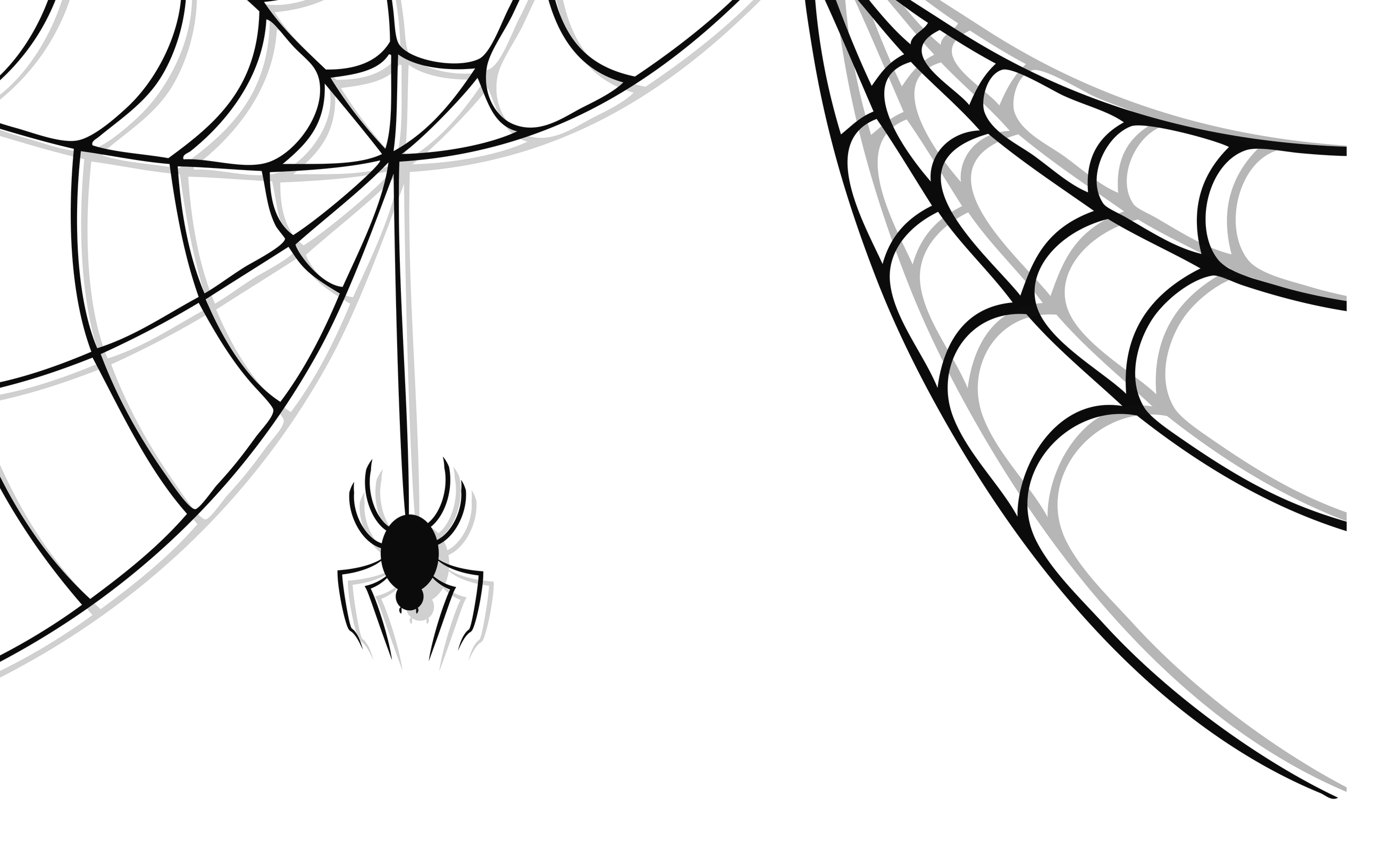 Cute Spider Png Image (black)