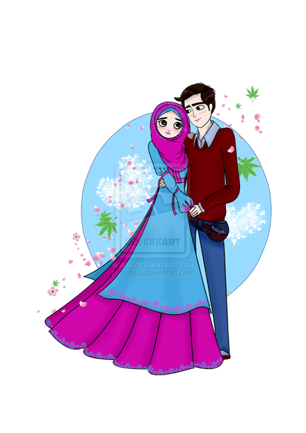 Cute Wedding Couple Cartoon Png Clipart (greenish blue, black, maroon, purple, mint)