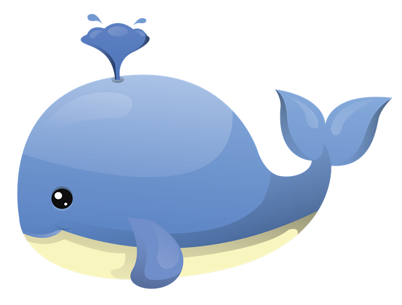 Cute Whale Transparent Png (gray, beige, black)