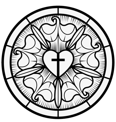 Luther Rose Png Free Download (black, white)