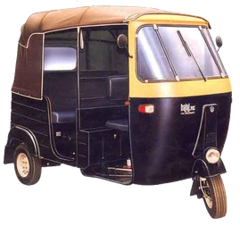 Auto Rickshaw Png Image (black)