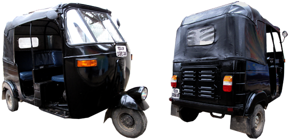 Auto Rickshaw Png Transparent (white, black)