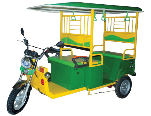 Auto Rickshaw Transparent Background (white, green, teal)