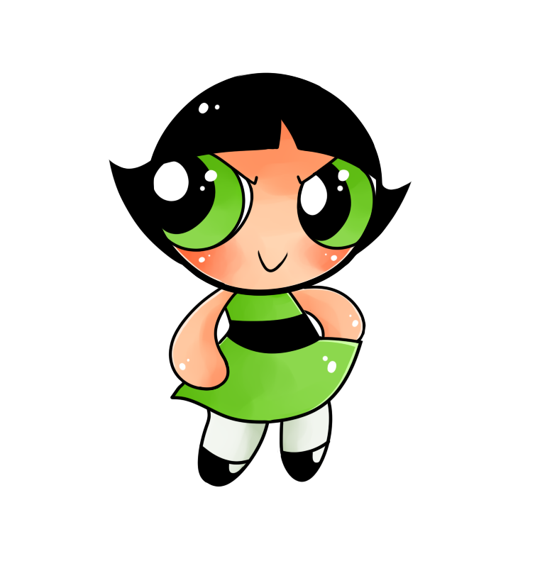 Buttercup Powerpuff Girls Png Download Image (olive, pink, black, gray, white)