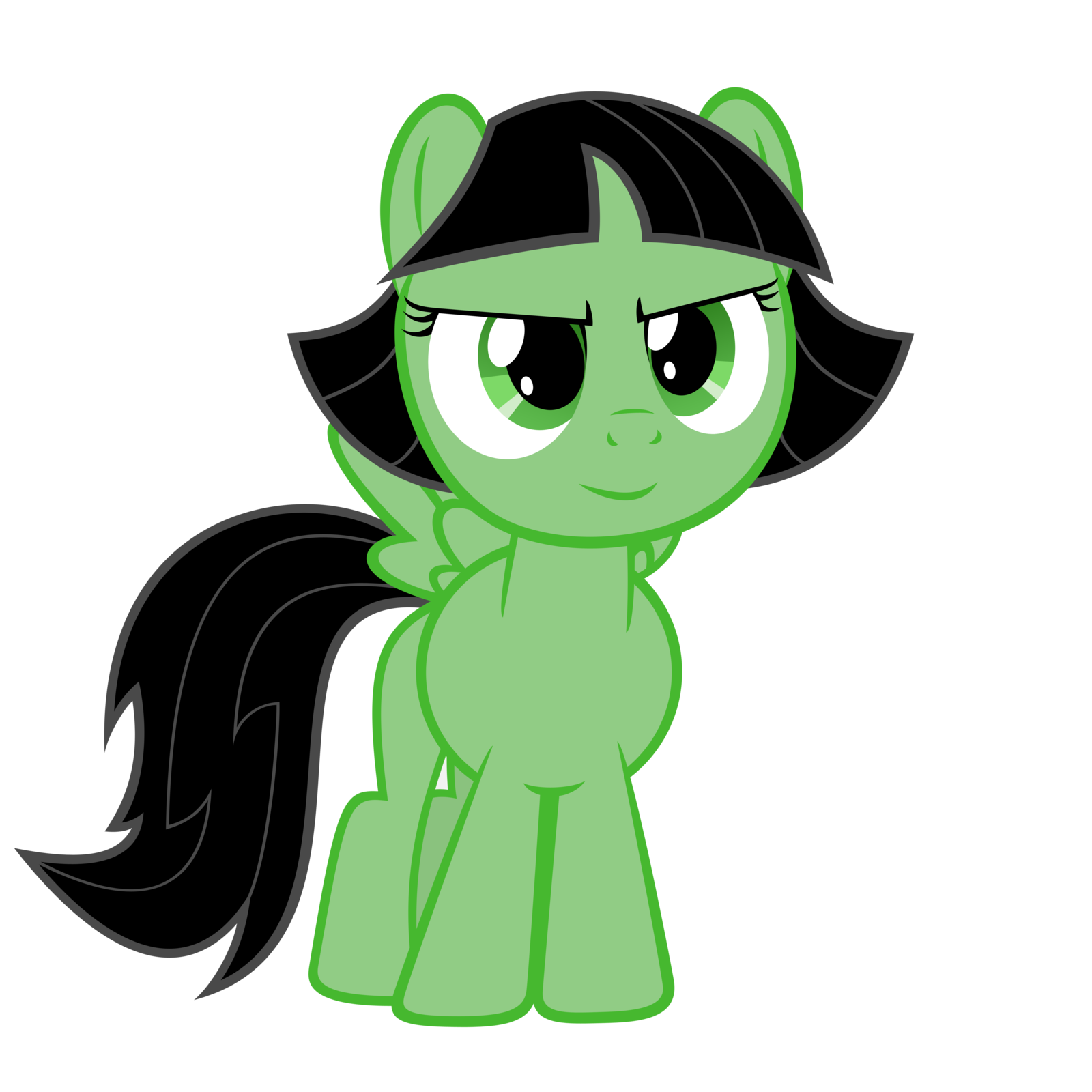 Buttercup Powerpuff Girls Png Hd Quality (black, silver, white)