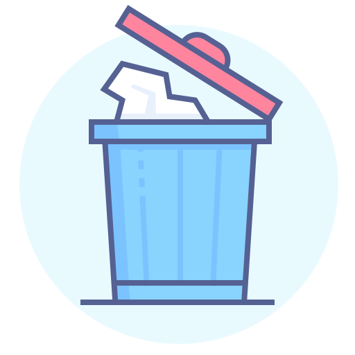 Button Throw Used Tissue Bin Coronavirus Preventive Measure Icon Free Transparent Png Icon Download (salmon, white, mint, black, lavender)