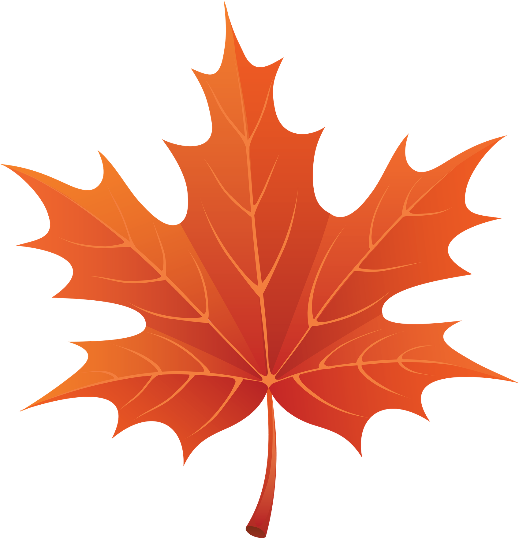 Autumn Fall Leaves Clip Art Png (black, chocolate)