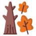 Autumn Leafs Log Tree Fall Weather Season Icon Free Png Icon Download Path (gray, chocolate, black, maroon)