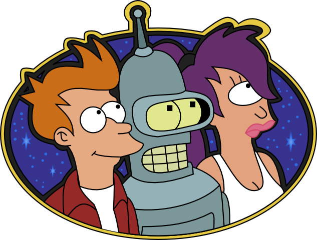 Futurama Character Png Photo (chocolate, indigo, gray, white, salmon)