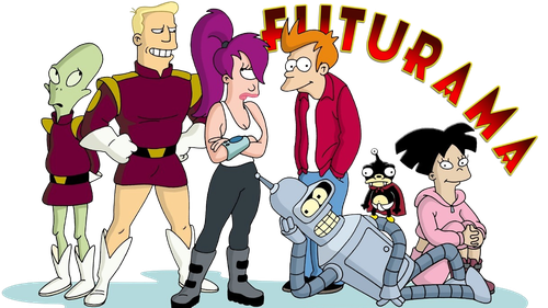 Futurama Logo Png Clipart (indigo, mint, black, maroon, silver)