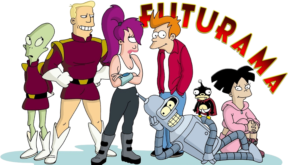 Futurama Logo Png File (indigo, maroon, mint, black, silver)