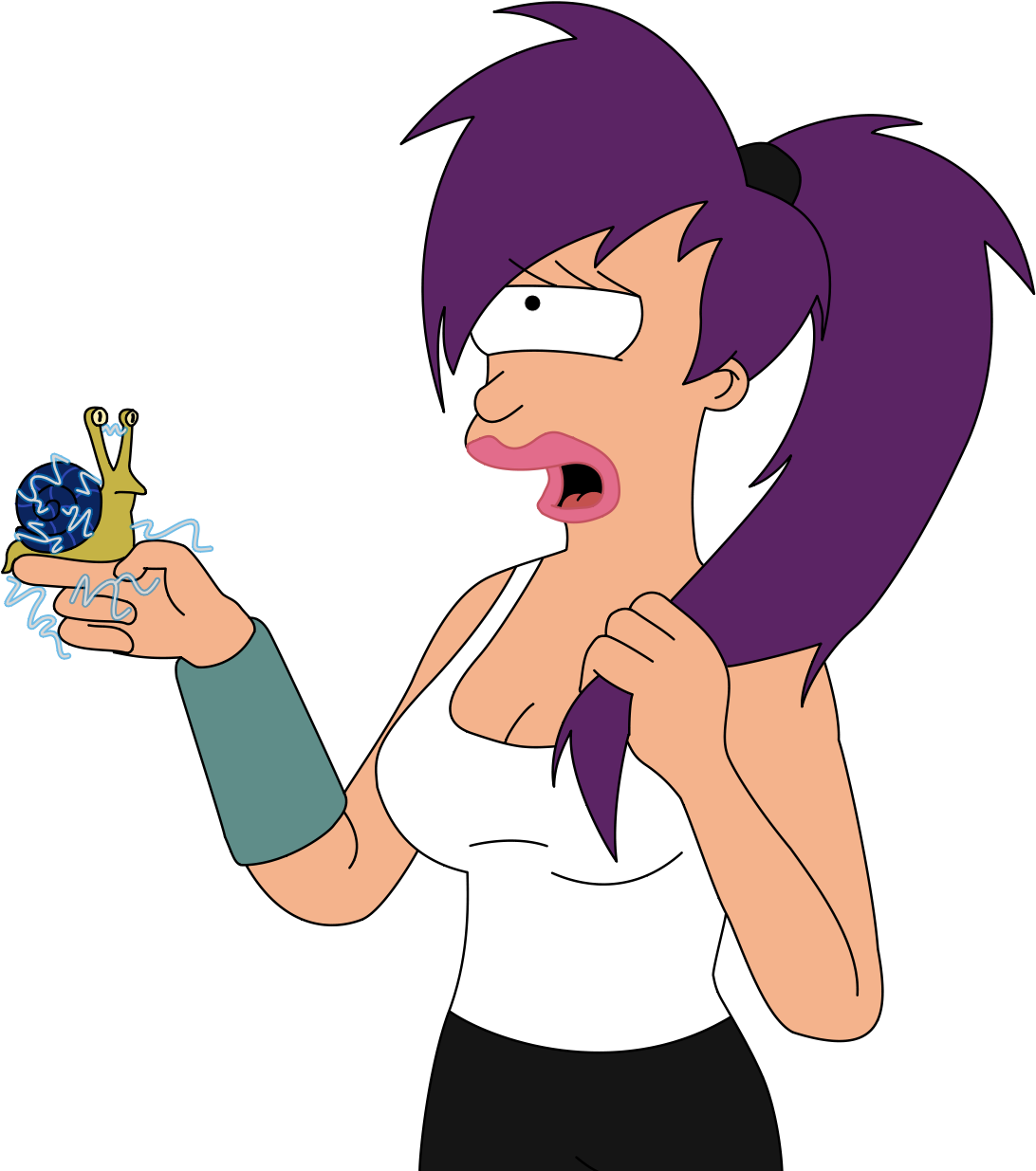 Futurama Png Images (indigo, gray, white, black, salmon)