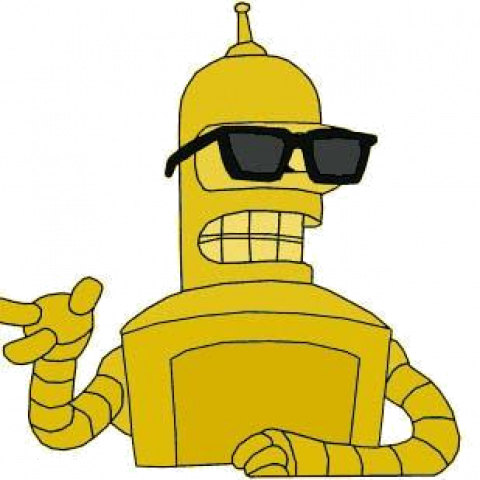 Futurama Png Pic (gold, indigo, black, orange)