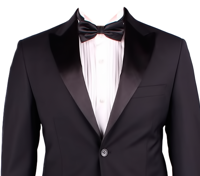 Tuxedo Black Png Pic (black, white)