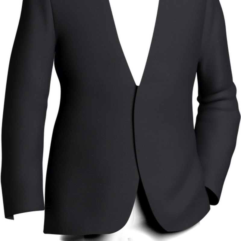 Tuxedo Slim Fit Png Pic (black)