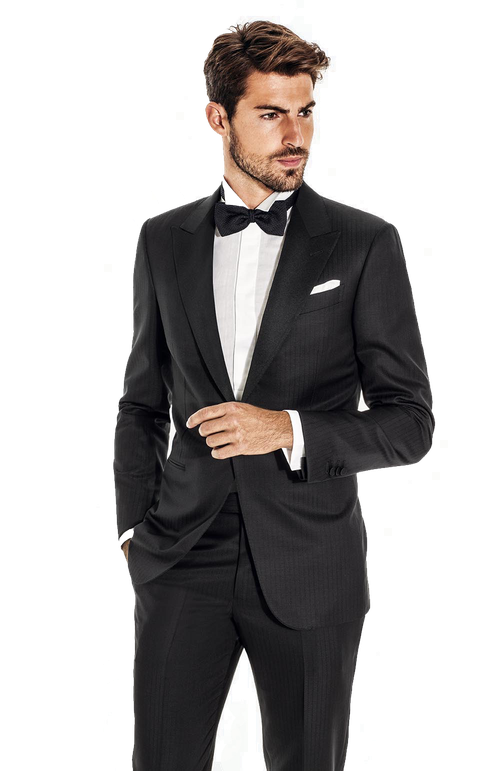 Tuxedo Transparent Background (black)