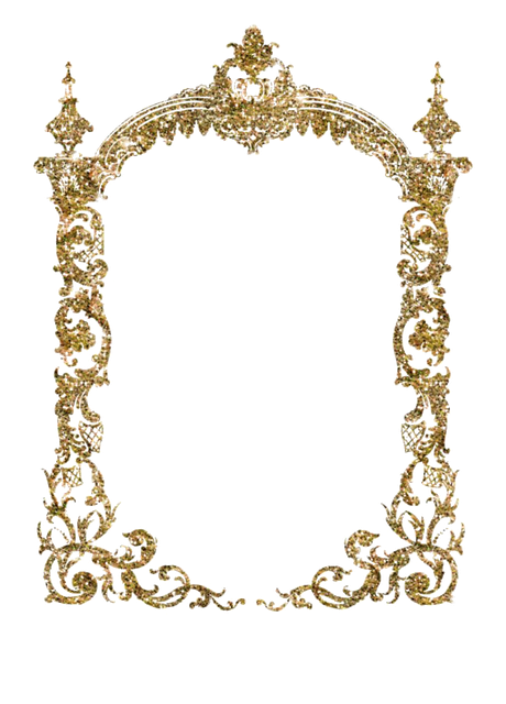 Luxury Frame Png Clipart (black)