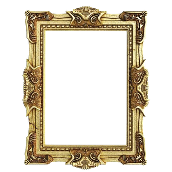 Luxury Frame Transparent Background (black)