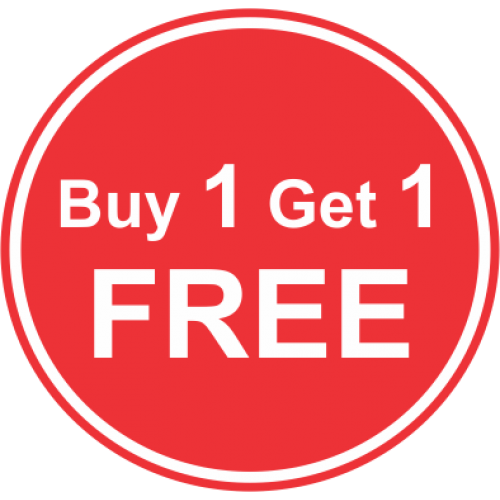 Buy 1 Get 1 Free Background Png (white, black, red, gray, chocolate)