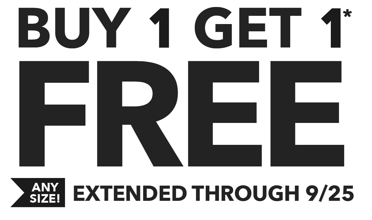 Buy 1 Get 1 Free Png Clipart (white, black, gray)