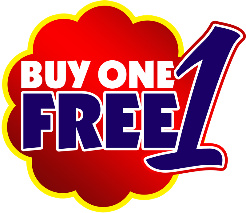 Buy 1 Get 1 Free Png Picture (white, black, red, navy)