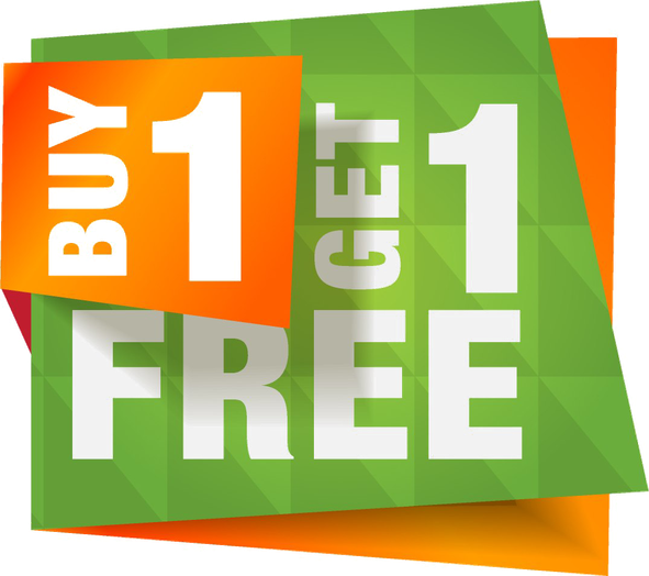 Buy 1 Get 1 Free Transparent Png (lavender, silver, black, olive)