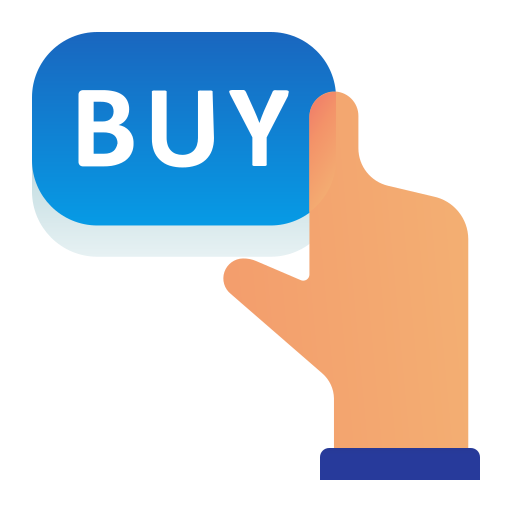 Buy Click Button Hand Gesture Icon Free Png Icon Download (indigo, salmon, black, white)