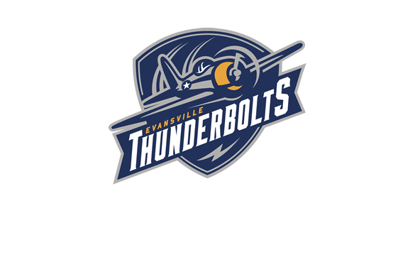 Evansville Thunderbolts Png (gray, navy, white)