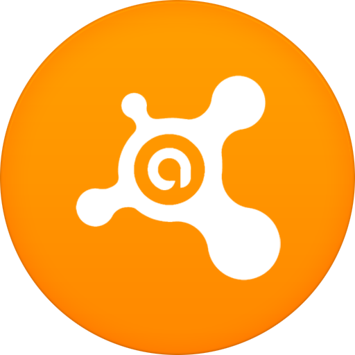 Avast Free Png Icon Download (orange, black, white)