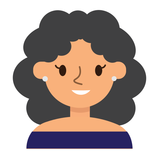 Avatar Face Girl Female Woman Profile Smiley Happy People Icon Free Png Icon Download Path (salmon, indigo, navy, black, gray)