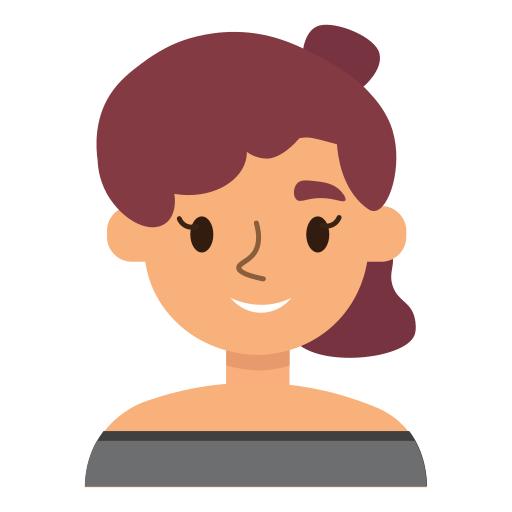 Avatar Face Girl Female Woman Profile Smiley Happy People Icon Free Transparent Png Icon Download (purple, gray, salmon, black)