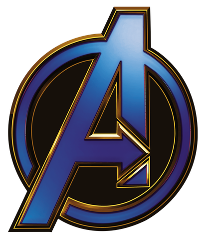 Avenger Logo Png File (black, indigo)