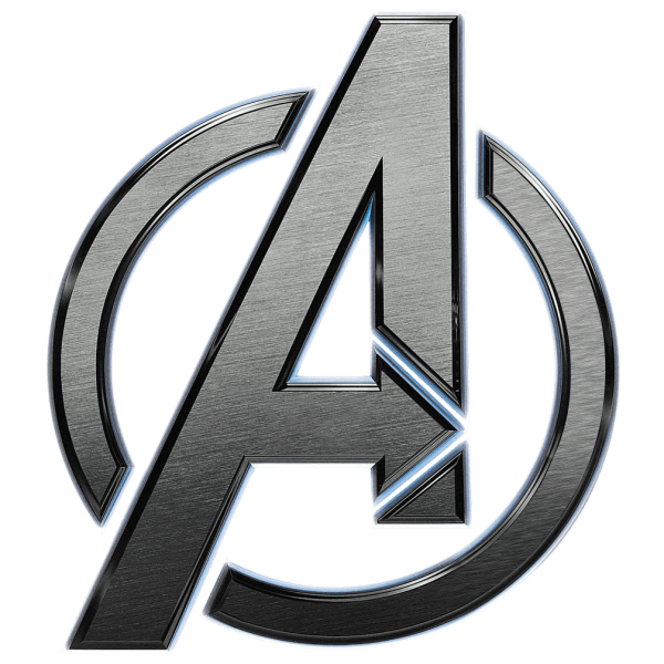 Avenger Logo Png Image (silver, gray)