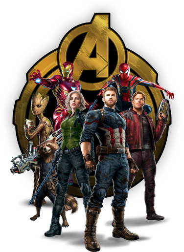 Avengers Infinity War Background Png (black, indigo)