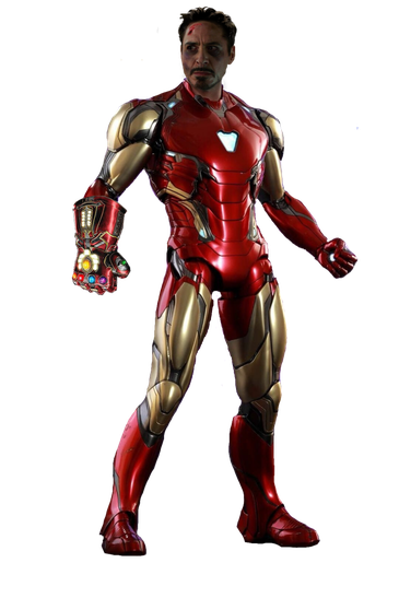 Avengers Infinity War Iron Man Transparent Background (black)