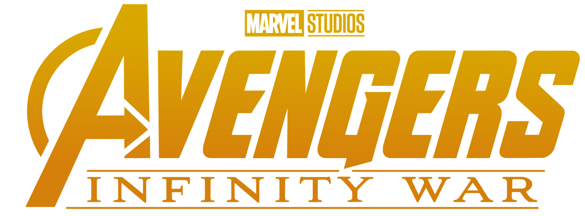 Avengers Infinity War Logo Png File (orange, black, chocolate)