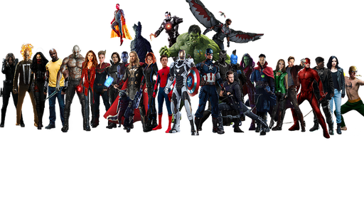 Avengers Infinity War Png Transparent (white, black)