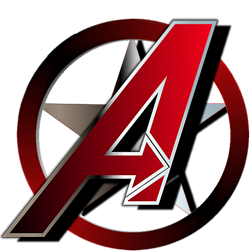 Avengers Movie Logo Png Clipart (maroon, black, red)