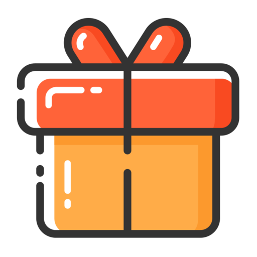 Event Gift Free Png Icon (salmon, black, chocolate)