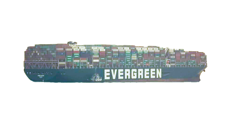 Evergreen Suez Canal Png (black, gray, indigo, white)