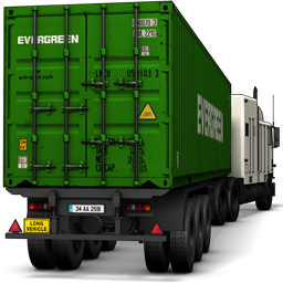 Evergreen Truck Free Transparent Png Icon Download (green, black)