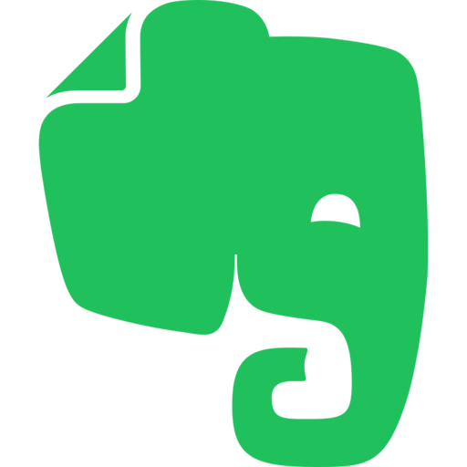 Evernote Color Free Png Icon (black, teal)