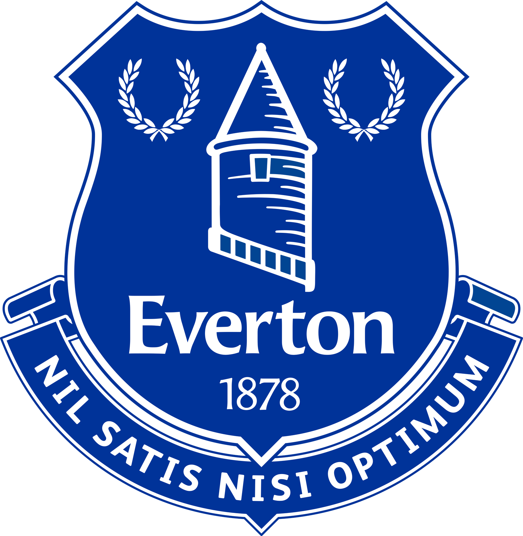 Everton F.C Png File (black, white, navy)