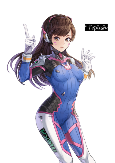 Overwatch Png File (white, gray, black)