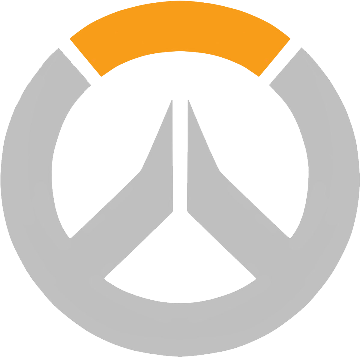 Overwatch Png Hd Logo Png Pic (silver, black, orange)